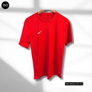 Nike Dri-FIT T-Shirt | Medium | Red Athletic Top